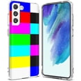 thumbnail image 1 of TalkingCase Slim Case Compatible for Samsung Galaxy S21 FE 5G (Fan Edition), TV Color Bars Print, Lightweight, Flexible, Soft, USA, 1 of 7