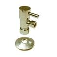 thumbnail image 2 of Westbrass Pedestal Sink Faucet Supply Kit with 1/4-Turn Lever Handles and P-Trap, Polished Brass, 2 of 9