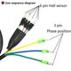 thumbnail image 3 of 1Pcs 60Cm E-Bike 9Pin Motor Convert Cable de ExtensióN a Prueba Agua Conector para Motores Cubo Rueda Trasera Delantera, 3 of 5
