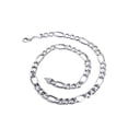 thumbnail image 4 of White Gold Chain - Womens Semi Solid  Figaro Chain 10K/14K Gold, 4 of 7