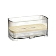 thumbnail image 2 of Cagogo 2Pcs Acrylic Kitchen Rack, Multifunctional Sink-Side Storage Rack for Sponge Dishcloth, Countertop Organizer for Kitchen Bathroom, Durable Water Drain Rack for Sink Countertop, 2 of 9