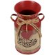 thumbnail image 5 of KAKOWELY Jarrón de hierro resistente con estampado de estilo vintage, para jardinería, arreglos florales y de metal., 5 of 5