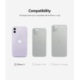thumbnail image 3 of Fusion Compatible with iPhone 11 Case (2019) Slim Transparent Hard PC Back Shockproof Bumper Cover - Smoke Black, 3 of 5