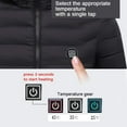 thumbnail image 5 of KEINXS Heated Jacket for Men Smart Electric Rechargeable Hooded Heating Coat Clothing with 3 Heating Levels  11 Heating Zones, 5 of 8