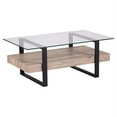 thumbnail image 1 of SEI Meubles Granstead Table de Cocktail en Bois Moderne avec Étagère en Naturel, 1 of 3