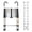 Aluminum, variant on Aprleaf 10.5FT Telescoping Ladder with Anti-Slip Hooks, Aluminum Retraction Collapsible Extension Ladder, 330 LBS Capacity with Non-slip Feet, Portable Multi-purpose Compact Ladder for Home, RV, Loft