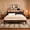 Browm Oak, variant on Bexfil Twin Size Platform Bed Frame with Fabric Upholstered Headboard, LED Lights and Charging Station, Metal Platform Bed Frame for Living Room Bedroom, Noise Free, No Box Spring Needed, Brown