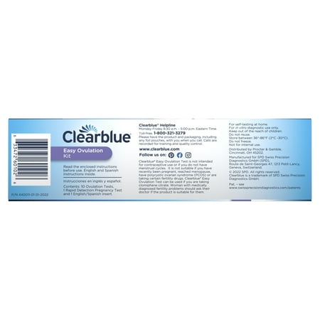 Clearblue Ovulation Complete Starter Kit, 10 Ovulation Tests and 1 Pregnancy Test