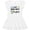 AA-White, variant on Inktastic Just Down Right Perfect Down Syndrome Awareness Ribbon Girls Toddler Dress