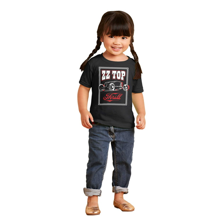 skive død repræsentant ZZ Top Thrill Official Concert 80s Toddler Boy Girl T Shirt Infant Toddler  Brisco Brands 12M - Walmart.com