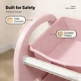 thumbnail image 6 of ANYEDDE Kids Toy Storage Organizer with 6 Bins,Multi-functional Nursery Organizer Kids Furniture,Toy Storage Cabinet Unit with HDPE Shelf and Bins for Playroom,Pink Bedroom, Living Room, 6 of 7