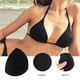 thumbnail image 2 of 6 pares / 1 juego de almohadillas triangulares extraíbles para sujetador, almohadillas de esponja transpirables para mujeres, mujeres, niñas, talla S (negro / blanco / color de piel, cada 2 pares), 2 of 5