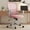 Pink, variant on Kelno Drafting Chair Adjustable Height Office Chair Lumbar Support Swivel Ergonomic Desk Chair, Black