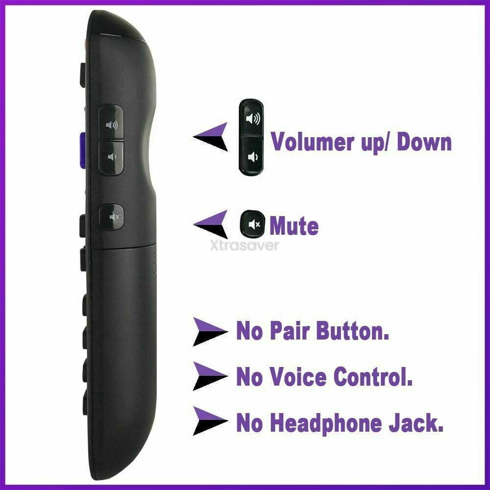 TCL Roku RC280 Replacement Smart TV Remote Control with Netflix/Vudu/CBS News/Sling for 55S425 49S403 65S405 49S515 65S423 40S305 43S325 43S425 43S423 75S435 50S425 50S423 32S325 55S423 50S53