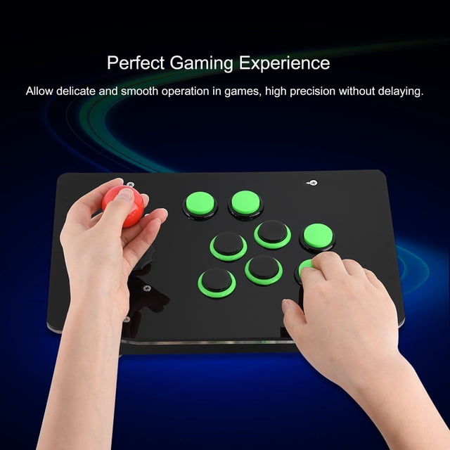 Juego, consola de juego Desfruta de Juegos Conexión Fácil 8 botones de control Redondo Admiten 2 Juegos de Jugadores para Juegos de Computeradora de PC