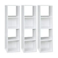 thumbnail image 1 of Closetmaid Home Stackable 4-Cube Cubeicals Organizer Storage, White (3 Pk), 1 of 4