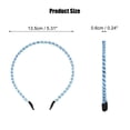 thumbnail image 5 of Unique Bargains 1 Pcs Rhinestone Hair Hoop Headband Hairband for Women 0.24 Inch Wide Blue, 5 of 7