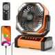 thumbnail image 1 of Ventilador de camping AddAcc de 20000 mAh recargable con luz y control remoto, 1 of 7