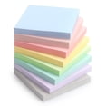 thumbnail image 1 of Notas adhesivas Eastern Wolf 8 blocs 8 colores pastel 3 x 3", 1 of 7
