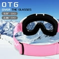 thumbnail image 3 of FEISEDY Ski Goggles, OTG Snow Sport Goggles for Adult Youth, Anti-Fog UV400 Protection Bendable Dual-Lenses B2961, 3 of 14