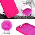 thumbnail image 2 of for iPhone 15 Case, Liquid Silicone Soft Gel Rubber iPhone 15 Phone Case Slim Fit Cover with Microfiber Lining Shockproof Protective Phone Cases for iPhone 15 6.1 inch, Hot Pink, 2 of 15