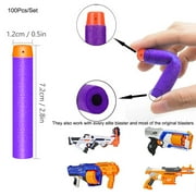 100-Dart Bullets Refill Pack for N-Strike Elite 2.0 Series – Compatible with All Elite Blasters Purple