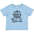 thumbnail image 3 of Inktastic Nani and Papa Love Me Boys or Girls Baby T-Shirt, 3 of 5