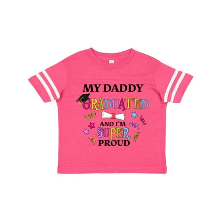 

Inktastic My Daddy Graduated and I m Super Proud Boys or Girls Toddler T-Shirt