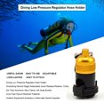 thumbnail image 2 of Mantenga el buceo Portátil Portátil Manguera de baja presión Retenedor Tubo de sujeción Sujetador seguro Accesorios para exteriores Suministros deportivos bajo el agua Oro Inevent OD002606-04B, 2 of 4