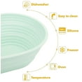 thumbnail image 2 of Hengguang 7Pcs Silicone Banneton Bread Proofing Baskets, 9.4Inch Round & 9.8Inch Oval Foldable Sourdough Baking Basket, Complete Set for Bread Making With Essential Tools, Easy to Clean and Storage, 2 of 7