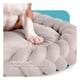 thumbnail image 2 of Cama Redonda Antiestrés con Cojín Trenzado para Perro Chico y Gato Esquimal (Beige, 55x15 cm), 2 of 6