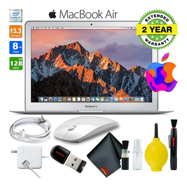 Apple MacBook Air 13 Inch 128GB (2017, Silver) (MQD32LLA) with 2-Year  Warranty (New-Open Box)