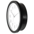 thumbnail image 3 of Black Wall Mounted Plastic Clock with Hidden Storage Door - Secret Interior Compartment, Hidden Safe for Storing Valuables - 10 Inch Dia - Home Security and Organization Solution with Modern Elegance, 3 of 7
