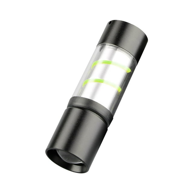 Ohufall Camping Gear USB Rechargeable Portable Camping Light Colorful LED Lamp With Small Flashlight For Outdoor Use