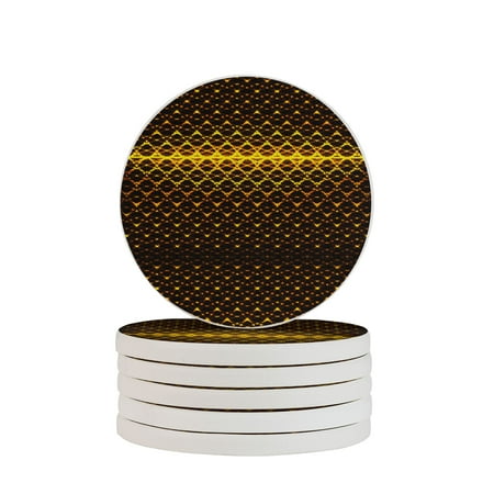 

Circular Drink Coasters Set Abstract Polygonal Background Beautiful Home Decor Diatomite Heat-Resistant Diatomite Protect Table Countertop