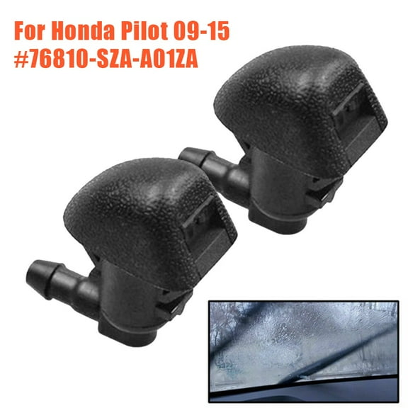 2Pcs Front Windshield Washer Nozzles Jet for Honda Pilot 09-15 76810-Sza-A01Za