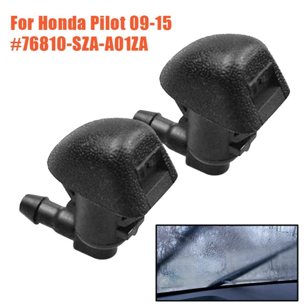 2Pcs Front Windshield Washer Nozzles Jet For Honda Pilot 09-15