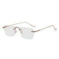 thumbnail image 1 of Gafas de ojos con bloqueo de luz azul, gafas sin montura para pantallas, compras, hombres Marco de, 1 of 8