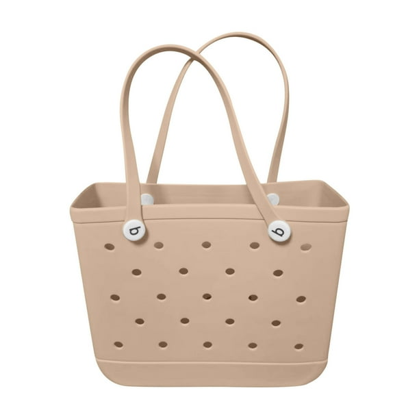 Bolsas de playa de goma de gran tamaño, impermeables, a prueba de arena, bolsas de viaje portátiles EVA para exteriores, bolsa de mano lavable para playa, deportes, mercado