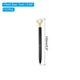thumbnail image 2 of Unique Bargains Black Ink Ballpoint Pen, 12 Pack Twist Metal Pen 1.0mm Medium Point for Note Taking Journaling, Black, 2 of 7