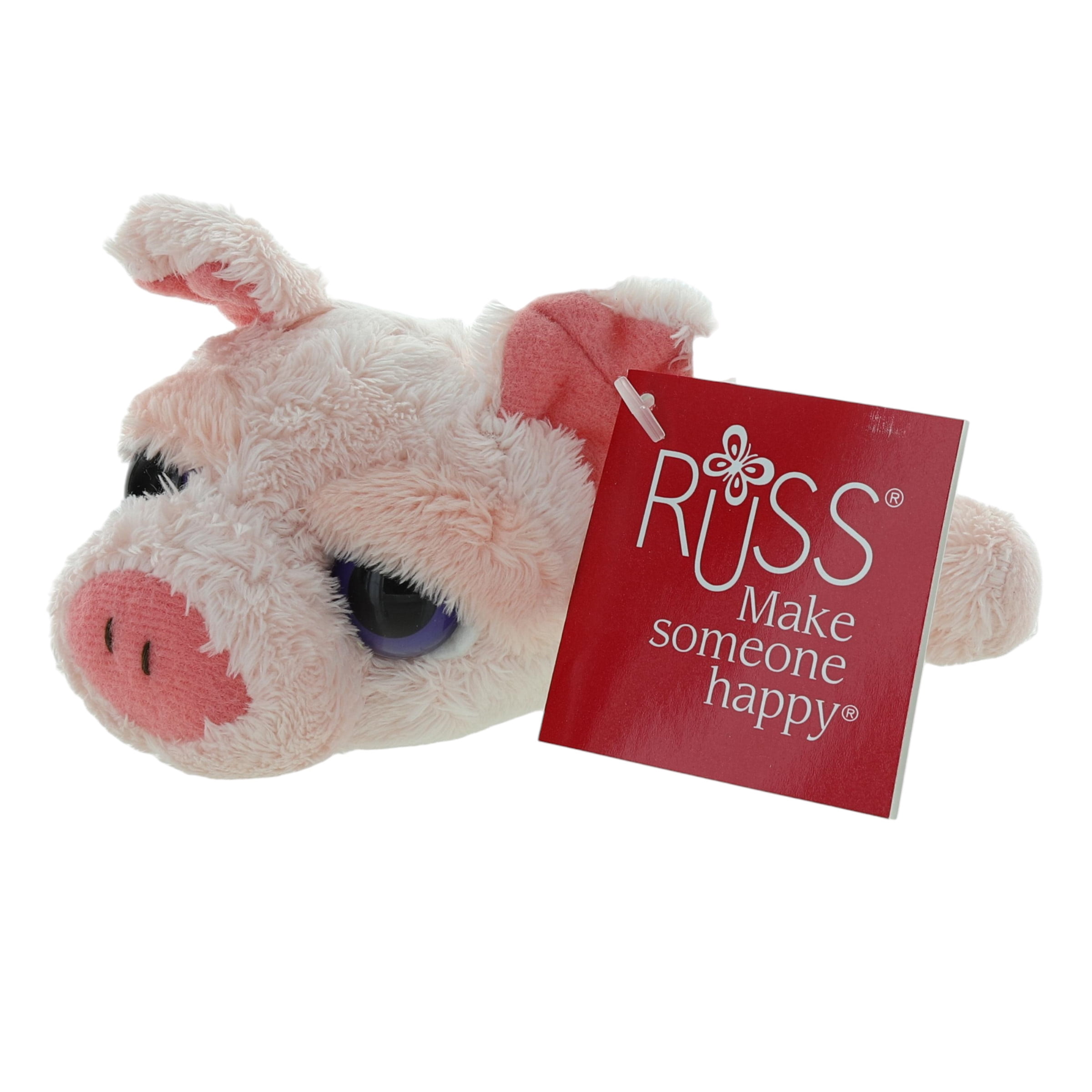 Russ Berrie Li'l Peepers Audrey the Pig Beanbag Small Plush Toy 5