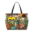 thumbnail image 1 of Fotbe Happy Fall Y'All Bolsa de Viaje para Playa - Resistente al Agua, Bolsa Tote de Gran Capacidad y Ligera con 7 Bolsillos para Mujeres y Hombres, 1 of 7
