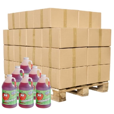 Jolly Rancher Strawberry Syrup 5:1 Bulk Food Service Concentrate | 1.89L/64 OZ | 6/CASE | 60 CASES PER PALLET (360 BOTTLES)
