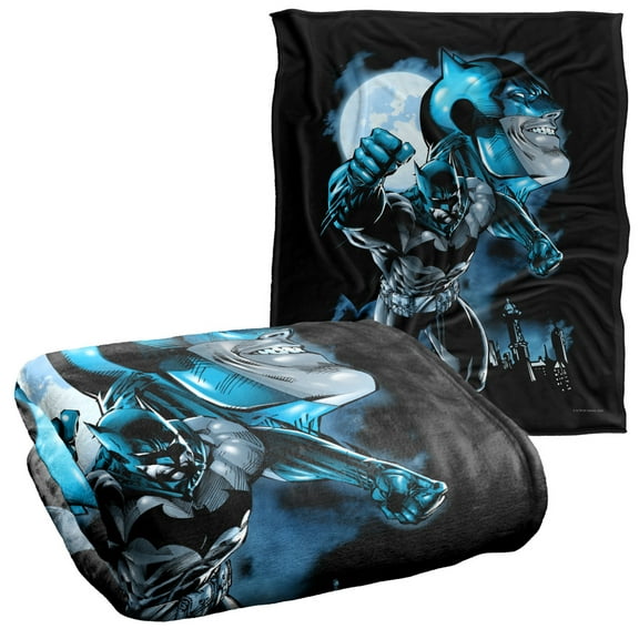 Batman Moonlight Bat Officially Licensed Silky Touch Super Soft Throw Blanket 50' x 60'