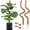 2×48 Inch, variant on 2 Pack 48'' Bendable Moss Pole for Monstera & Pothos - Tall Handmade Coco Coir Plant Support Stakes for Large Climbing Indoor Plants, Potted Houseplant Trellis Accessories