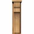 thumbnail image 2 of 6"W x 10"D x 22"H Yorktown Rough Sawn Corbel w/Backplate, Western Red Cedar, 2 of 9