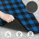 thumbnail image 3 of Fotbe Blue Black Plaid Juego de 4 Tapetes para Auto con Estampado – Alfombrillas de Goma Reforzada, Diseño Antideslizante, Protección para Todo el Año – Vehículos, Autos, Camionetas y SUVs, 3 of 7