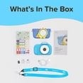 thumbnail image 6 of myFirst Camera 3 - New Kids Mini Camera, 16MP HD Video, Selfie Lens, Shockproof Case, microSD Compatible - Blue, 6 of 11