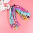 thumbnail image 4 of MasteelfCA 400 Pcs 20 Couleurs Corde Tressée PVC DIY Corde Tressée Colorée DIY Fil Tressé, 4 of 7
