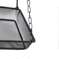 thumbnail image 3 of Mangeoire à oiseaux suspendue avec plateforme en maille d'acier au carbone et plateau d'alimentation pour jardin et extérieur, 3 of 4